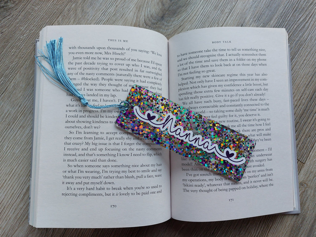 Personalised Acrylic Bookmark, Name Bookmark, Personalised Bookmark, Tassel Bookmark, Bookmark, Teacher Gift