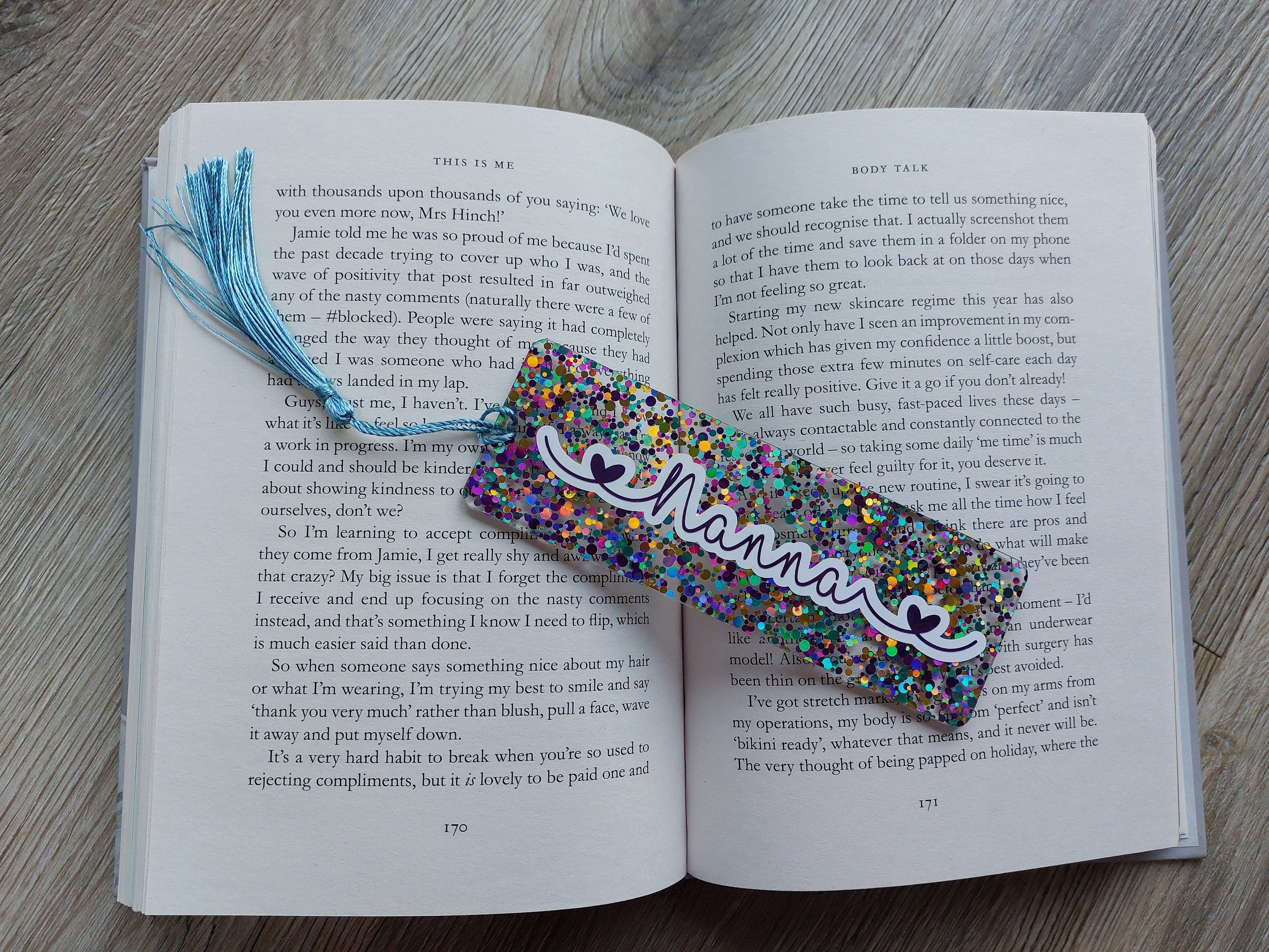 Personalised Acrylic Bookmark, Name Bookmark, Personalised Bookmark, Tassel Bookmark, Bookmark, Teacher Gift