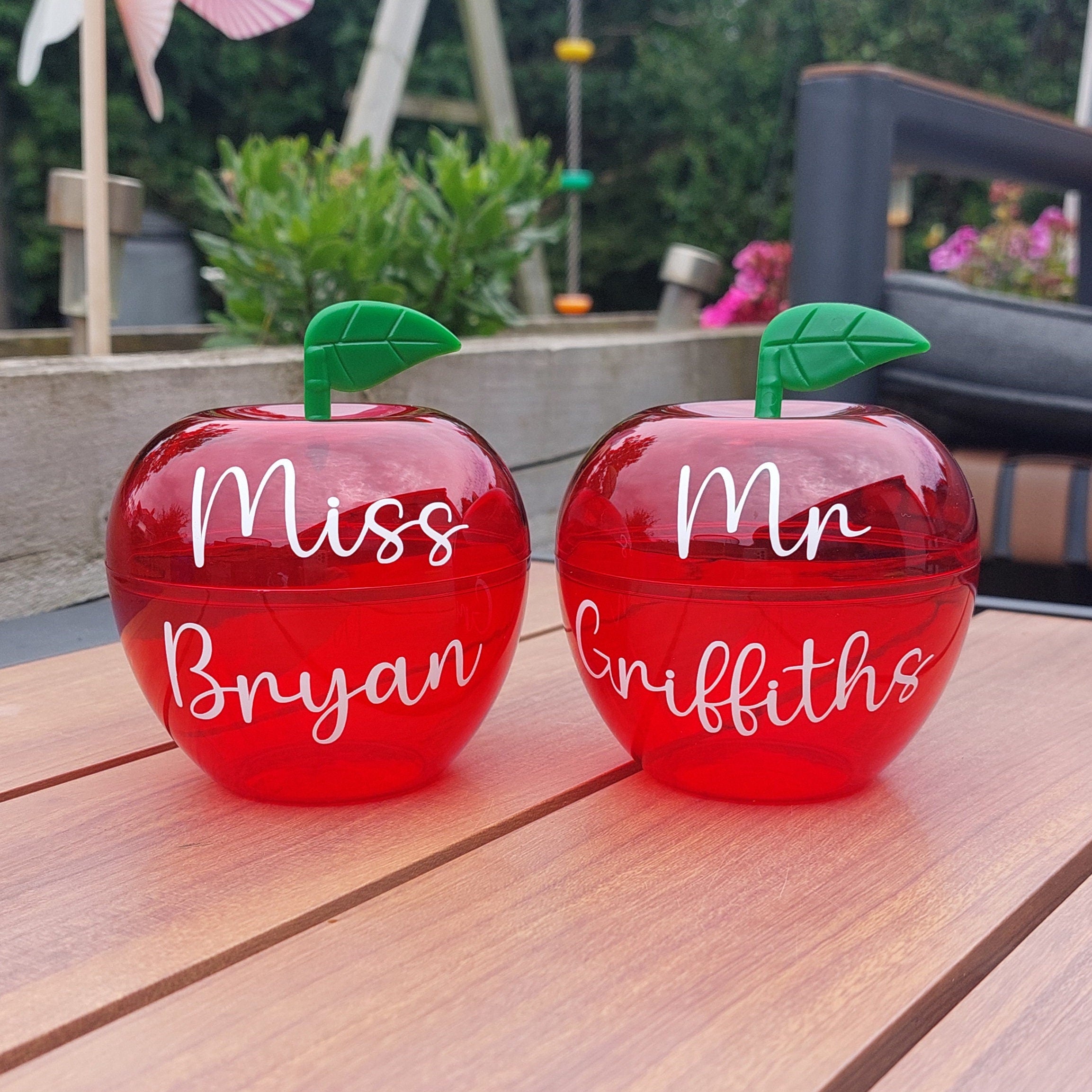 Personalised Fillable Teacher Apple: Thank You Gift