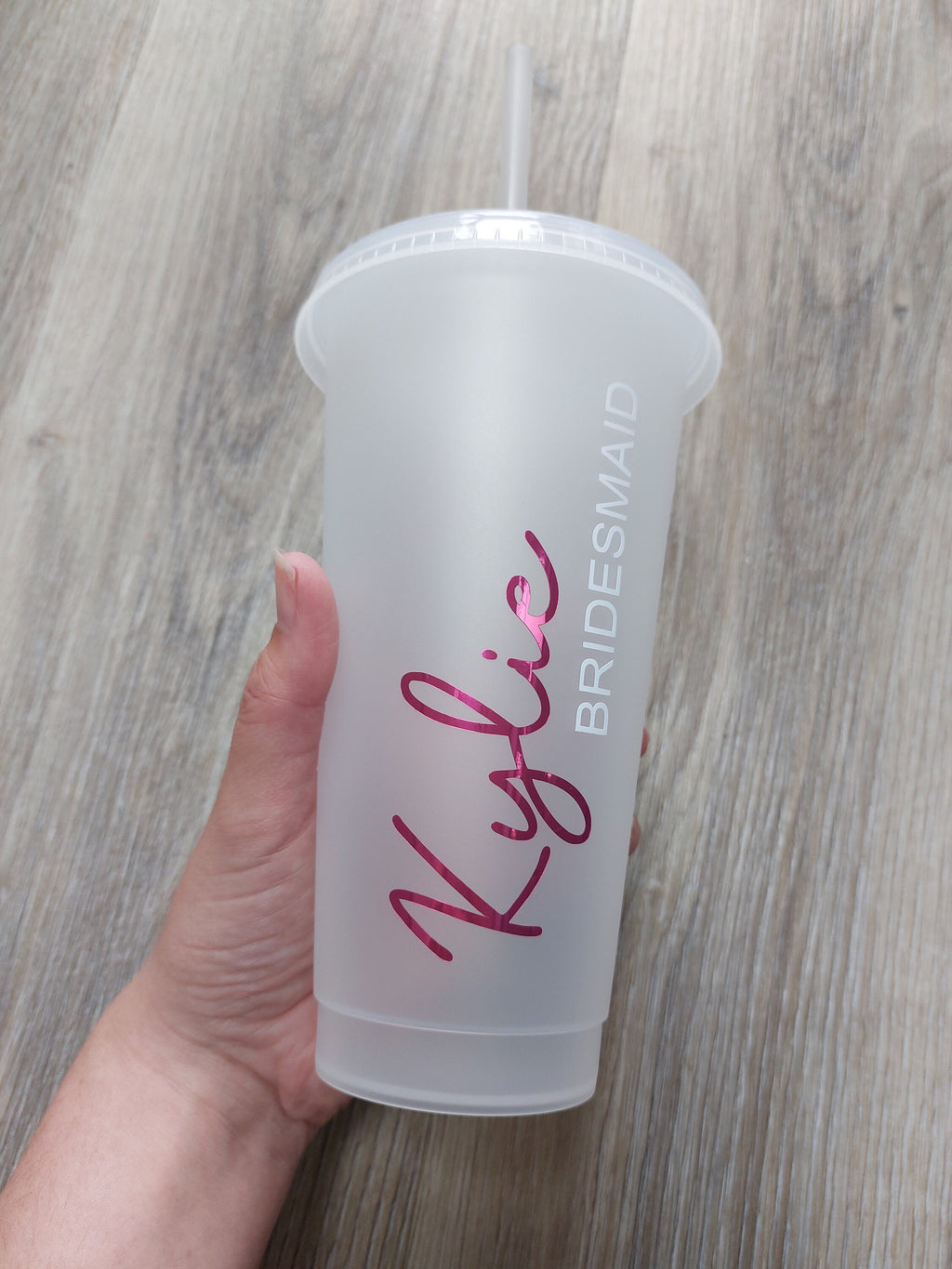 Personalised Bridal Party Cold Cup: Bridesmaid Hen Party Favour