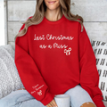 Personalised Last Christmas as a Miss Jumper – Bow Design