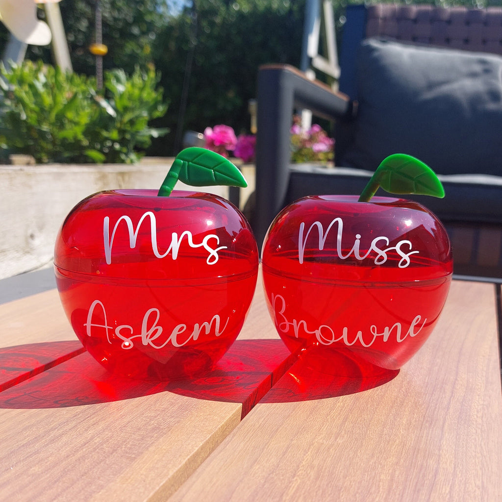 Personalised Fillable Teacher Apple: Thank You Gift