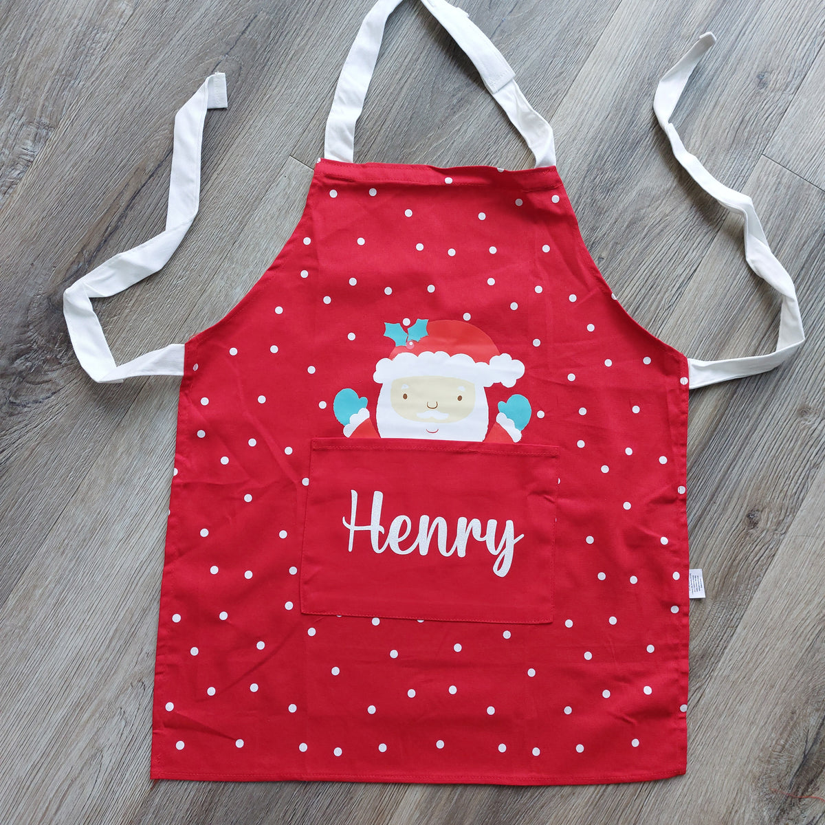 Personalised Kids Christmas Apron