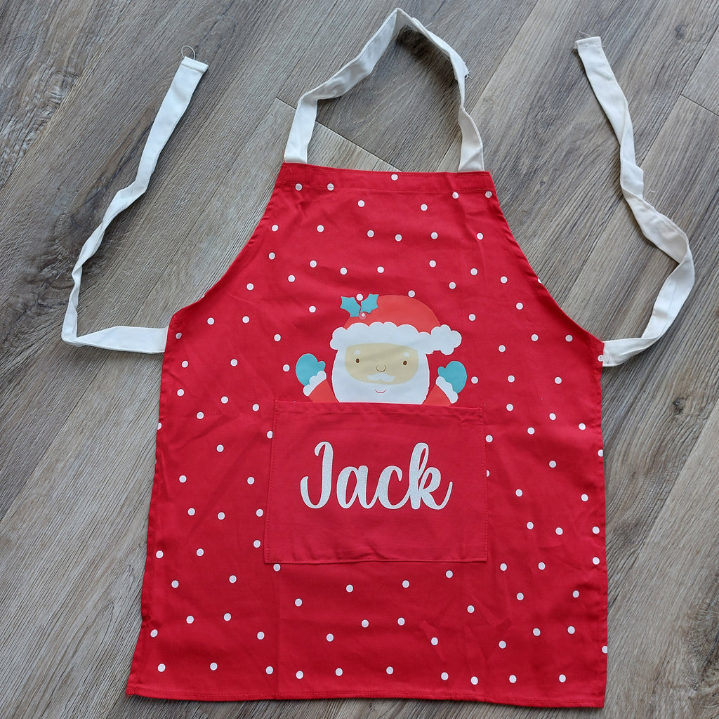 Personalised Kids Christmas Apron
