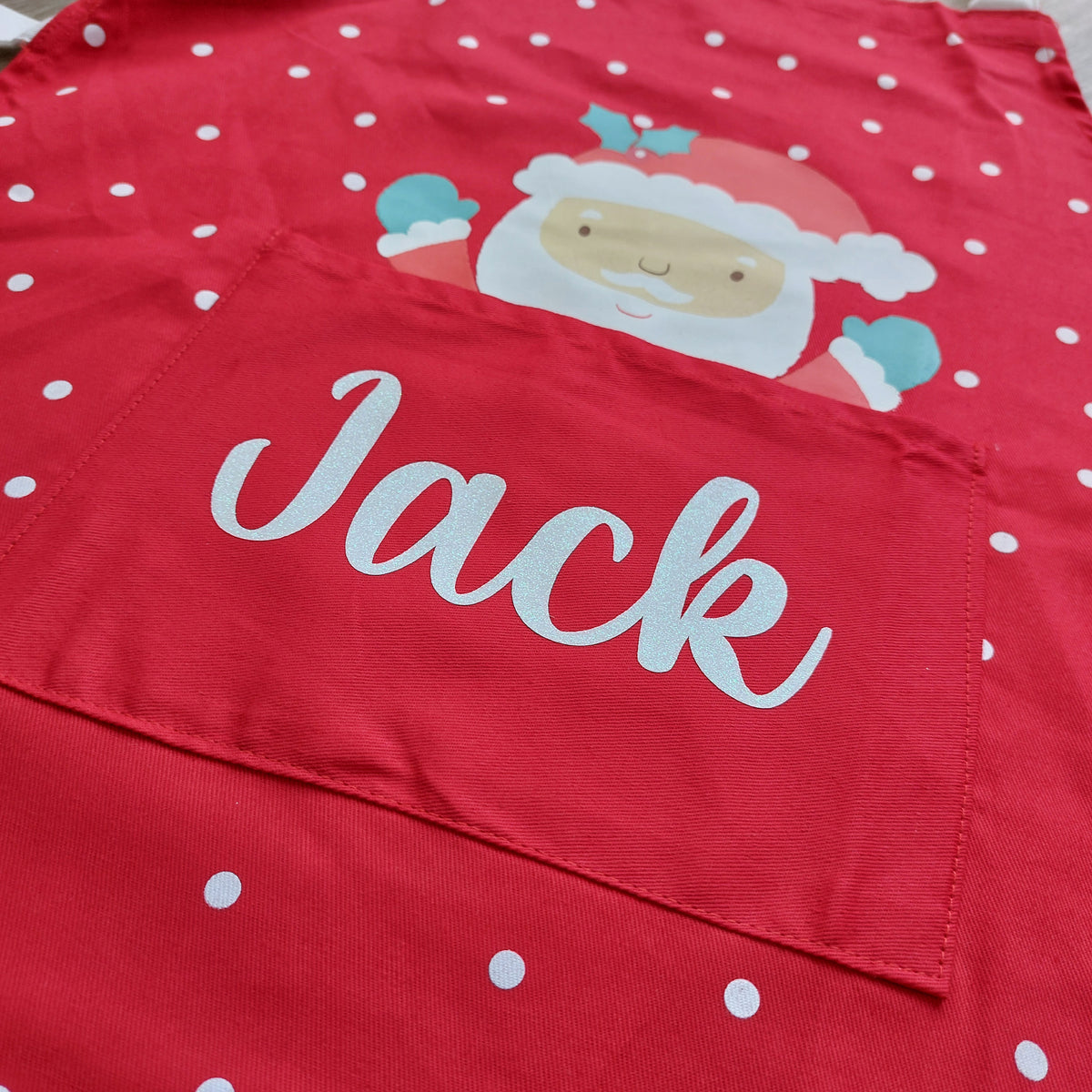 Personalised Kids Christmas Apron