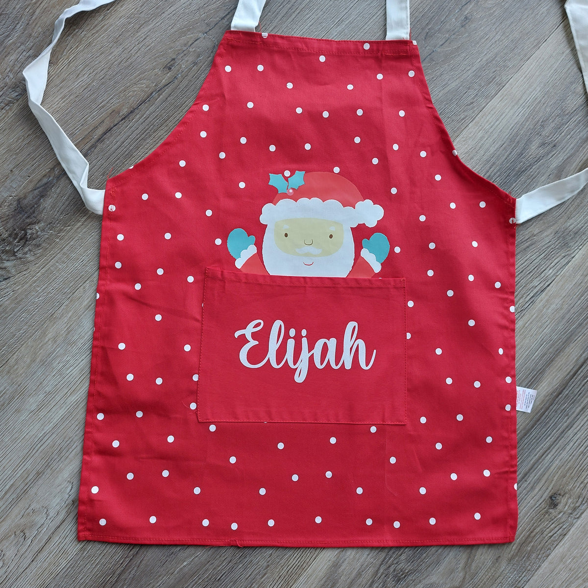 Personalised Kids Christmas Apron