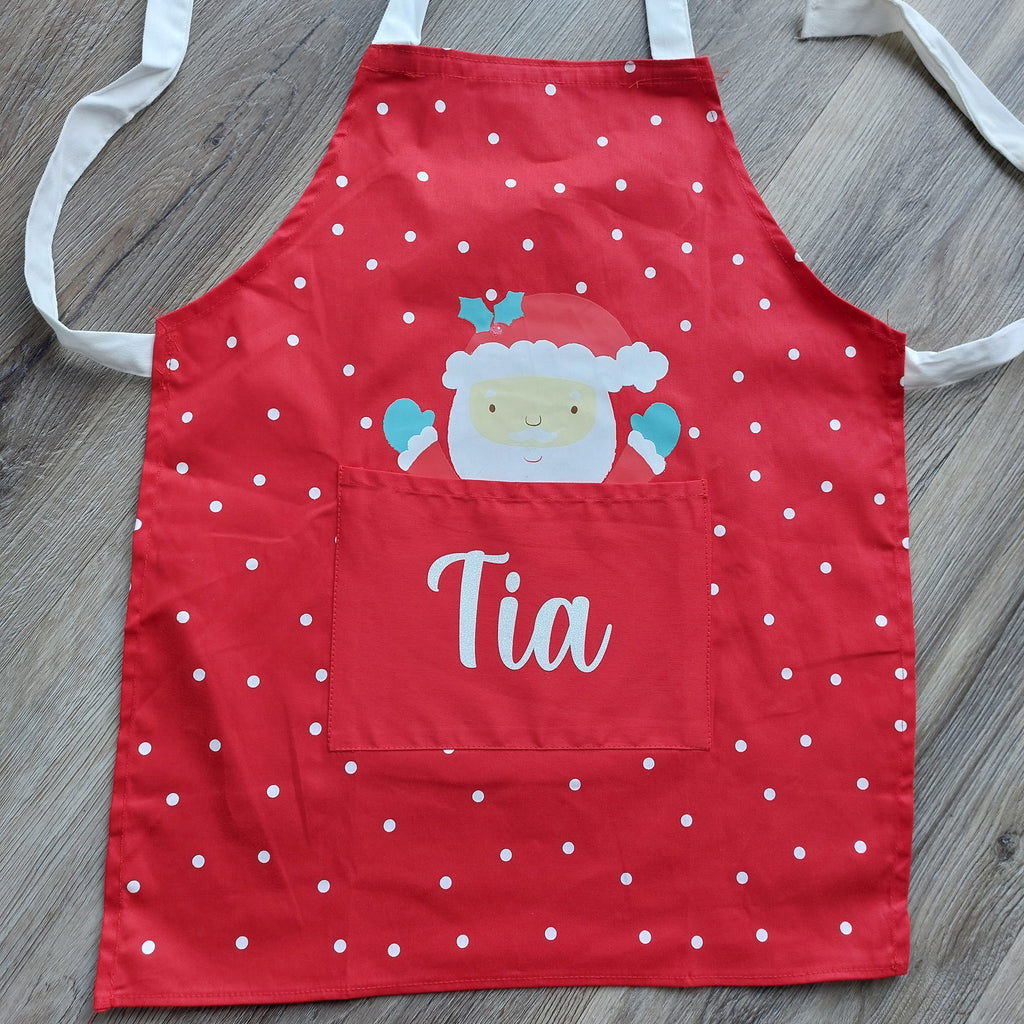 Personalised Kids Christmas Apron