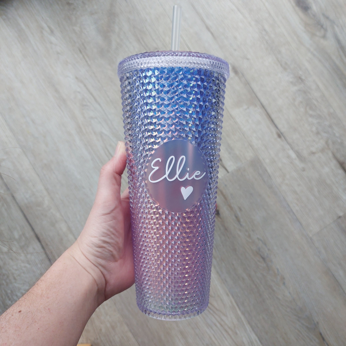 Personalised Studded Tumbler, 24oz Reusable Cup