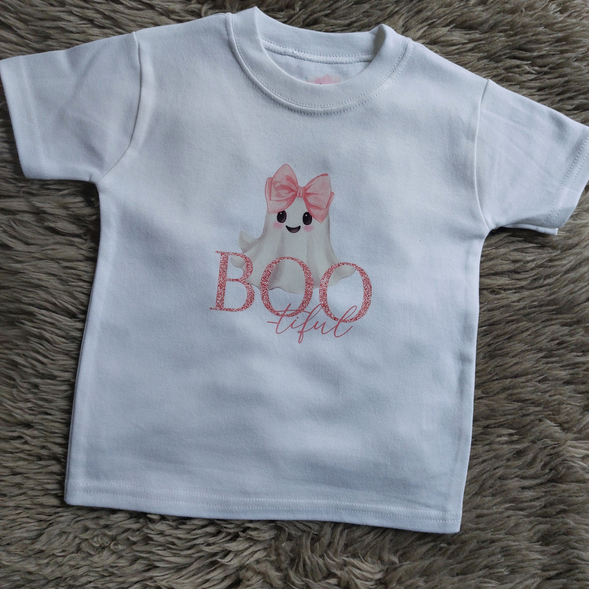 Boo-tiful cute halloween tshirt or sleepsuit