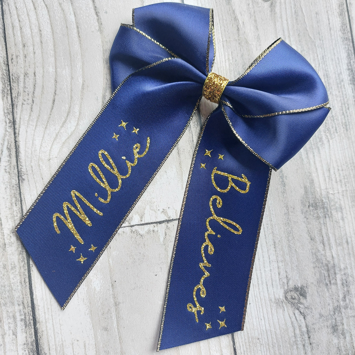 Navy or Wine red Christmas glitter accent bows, Christmas believe hair bow