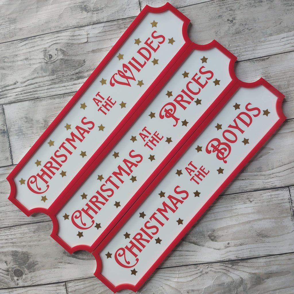 Christmas at signs