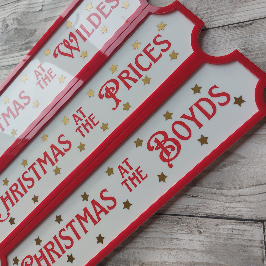Christmas at signs