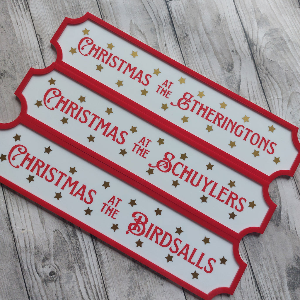 Christmas at signs