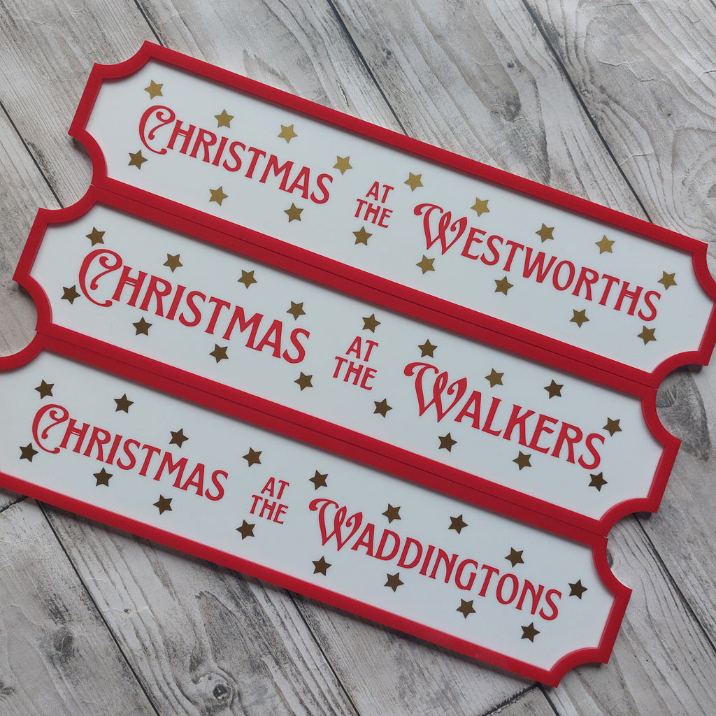 Christmas at signs