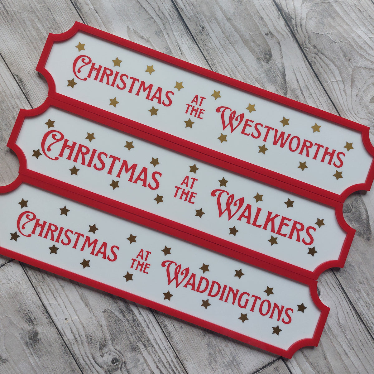 Christmas at signs