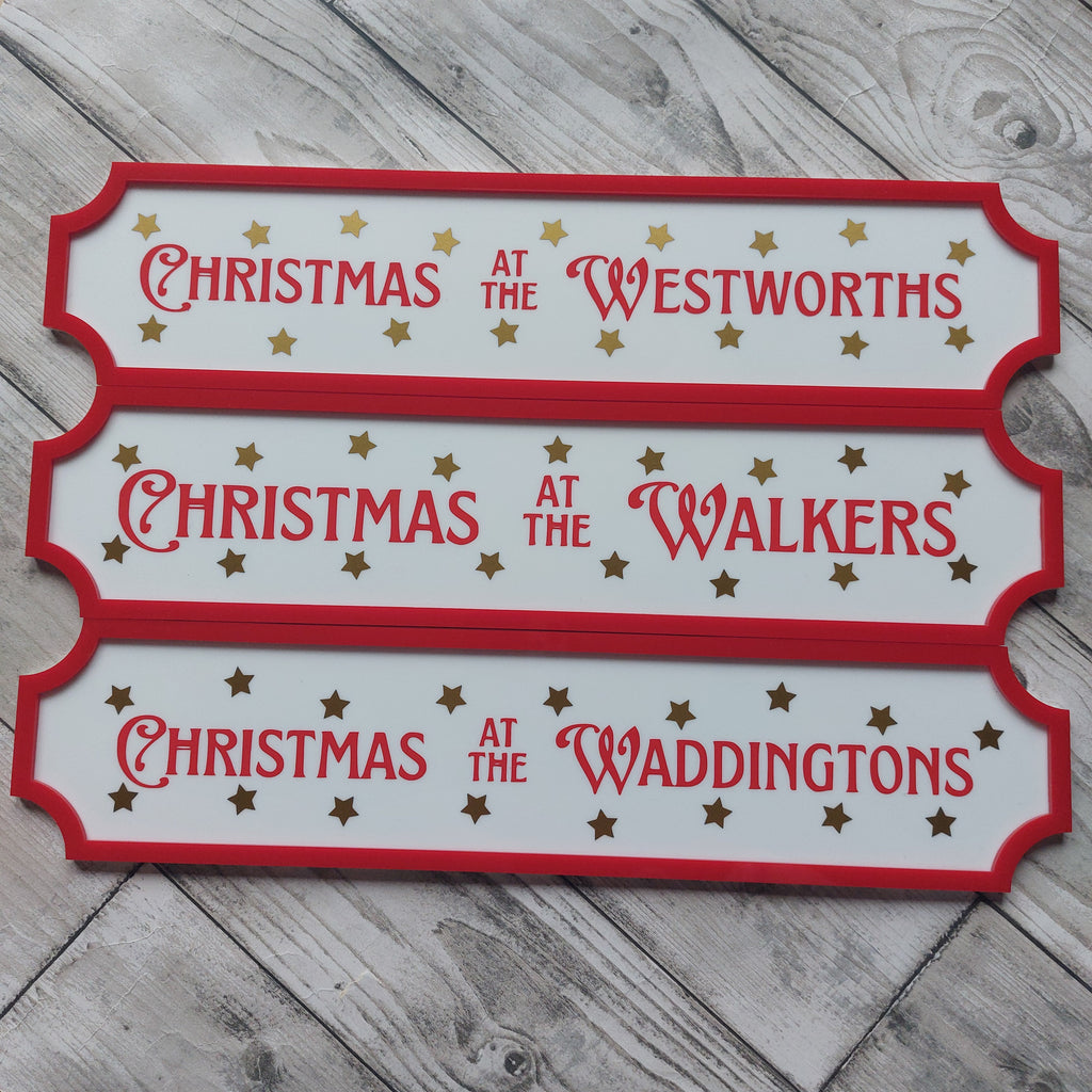 Christmas at signs