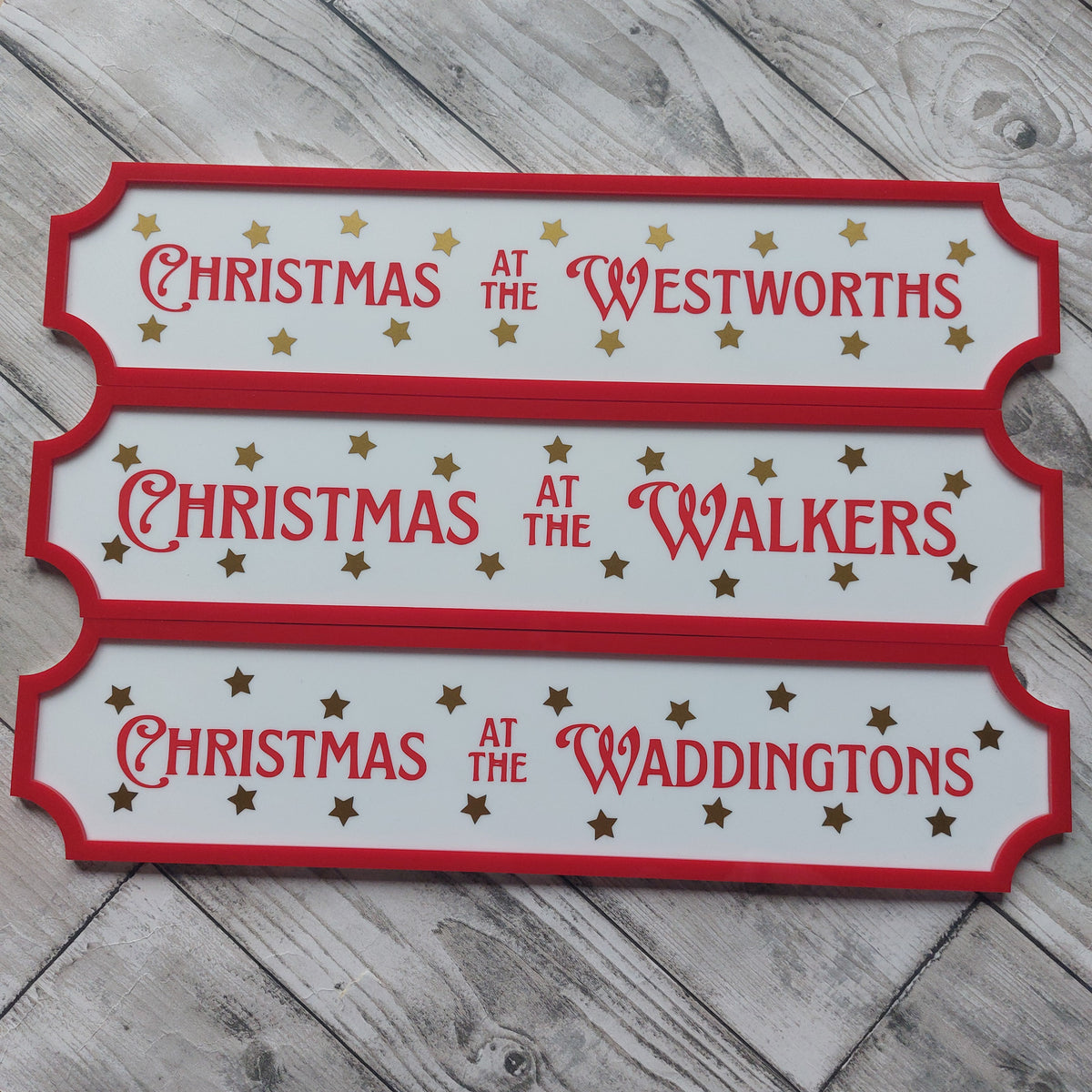 Christmas at signs