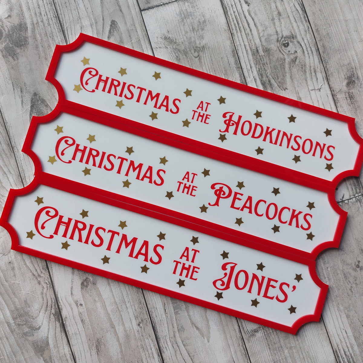 Christmas at signs