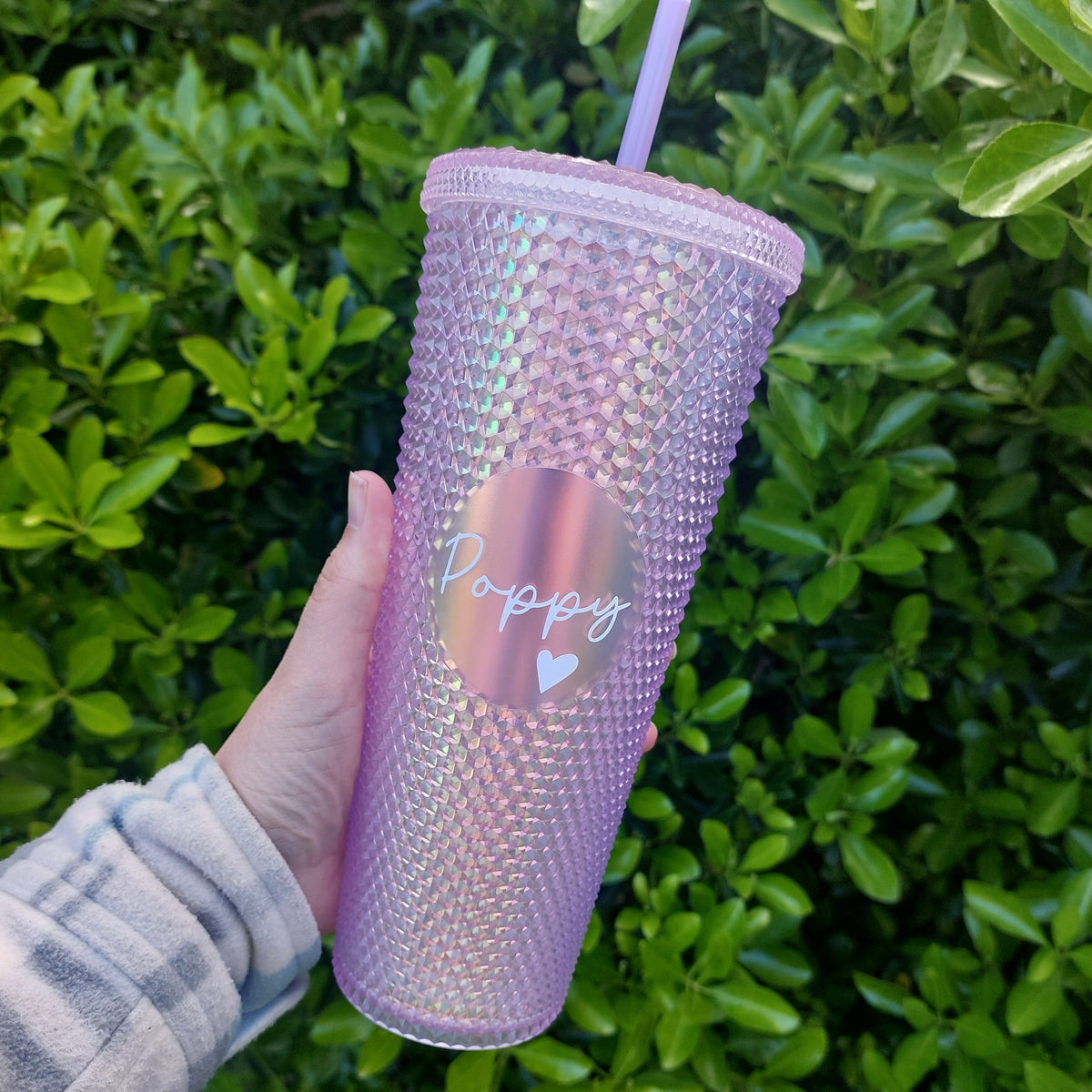 Personalised Studded Tumbler, 24oz Reusable Cup