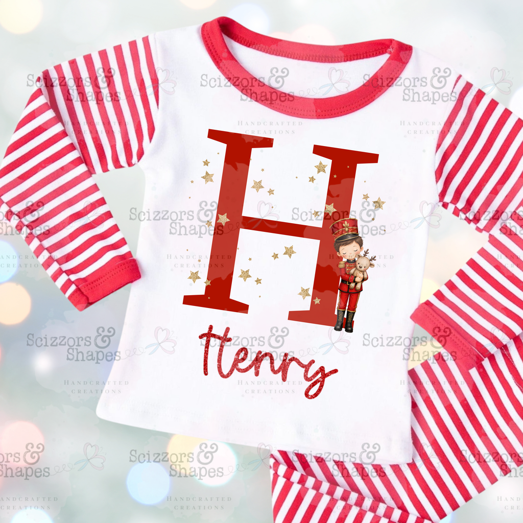 Personalised Children’s Christmas Pyjamas – Tutu Girl or Nutcracker Boy