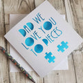 Dad 'Love You To Pieces' Handmade Papercut Card