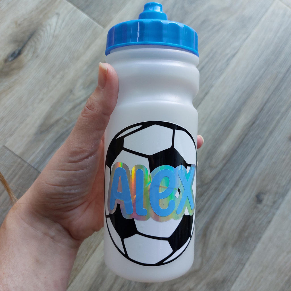 Personalized Football Water Bottle: 500ml Leak-Free Kids Bottle