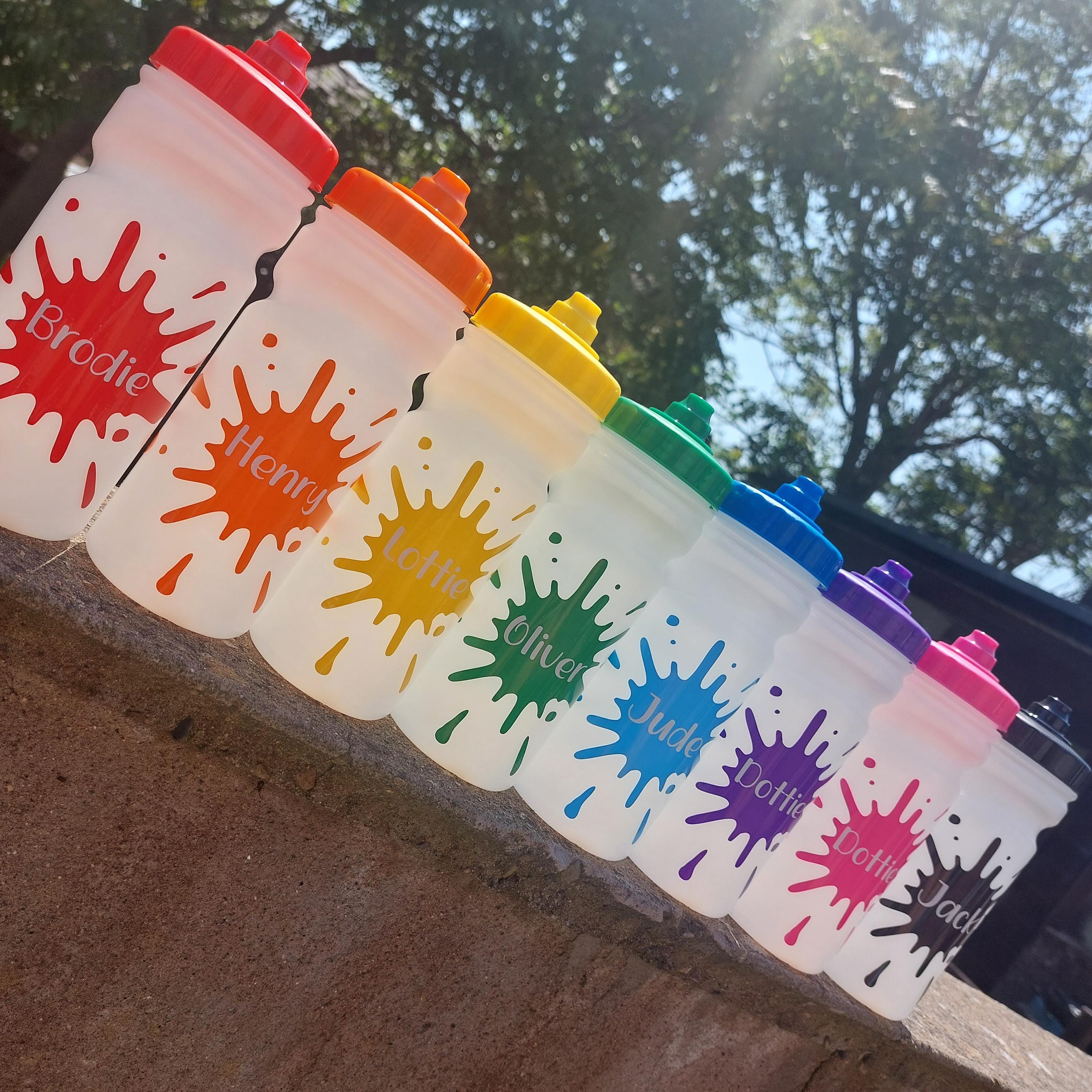 Personalised Kids School Bottle: Leak-Free 500ml BPA-Free