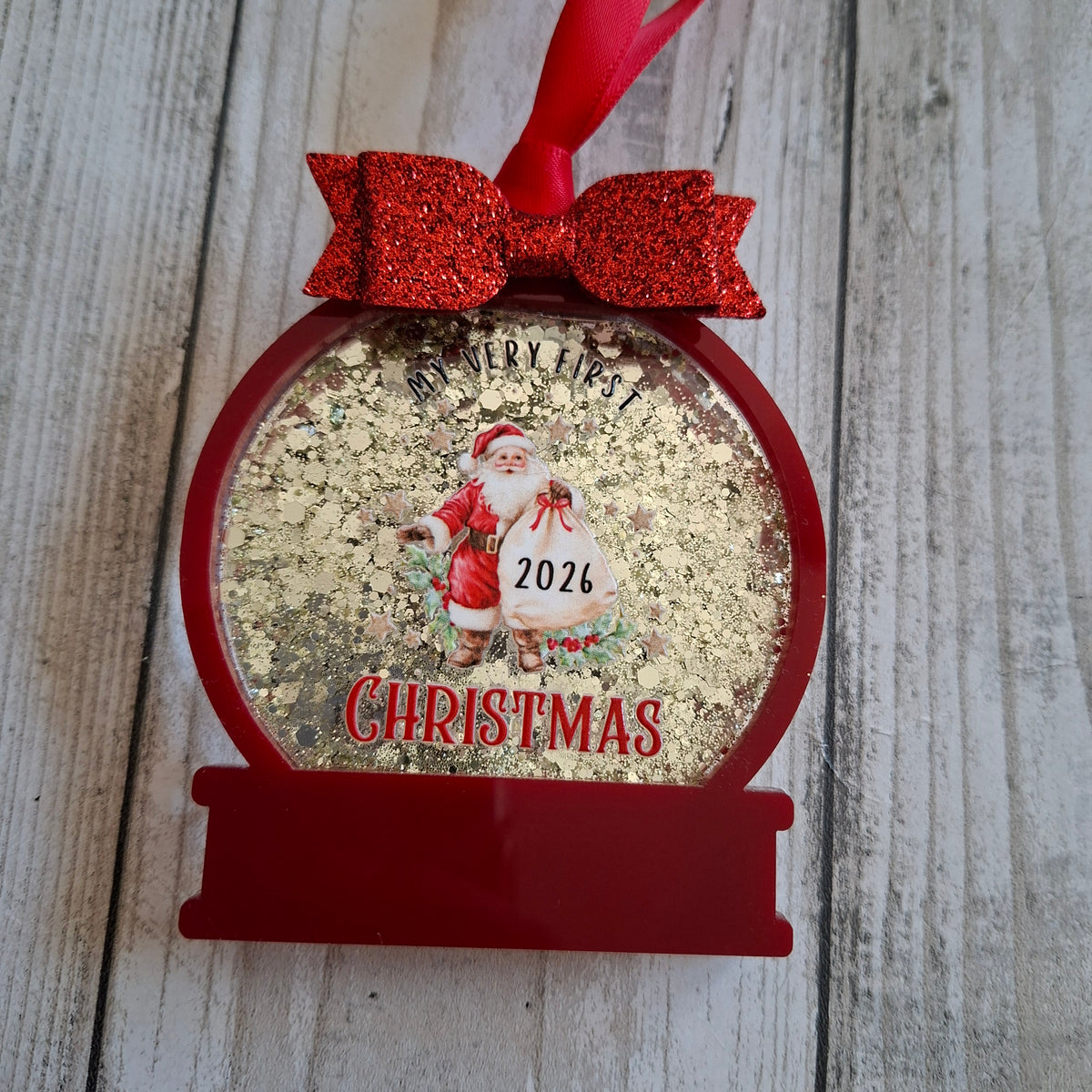 My First Christmas Shaker Bauble