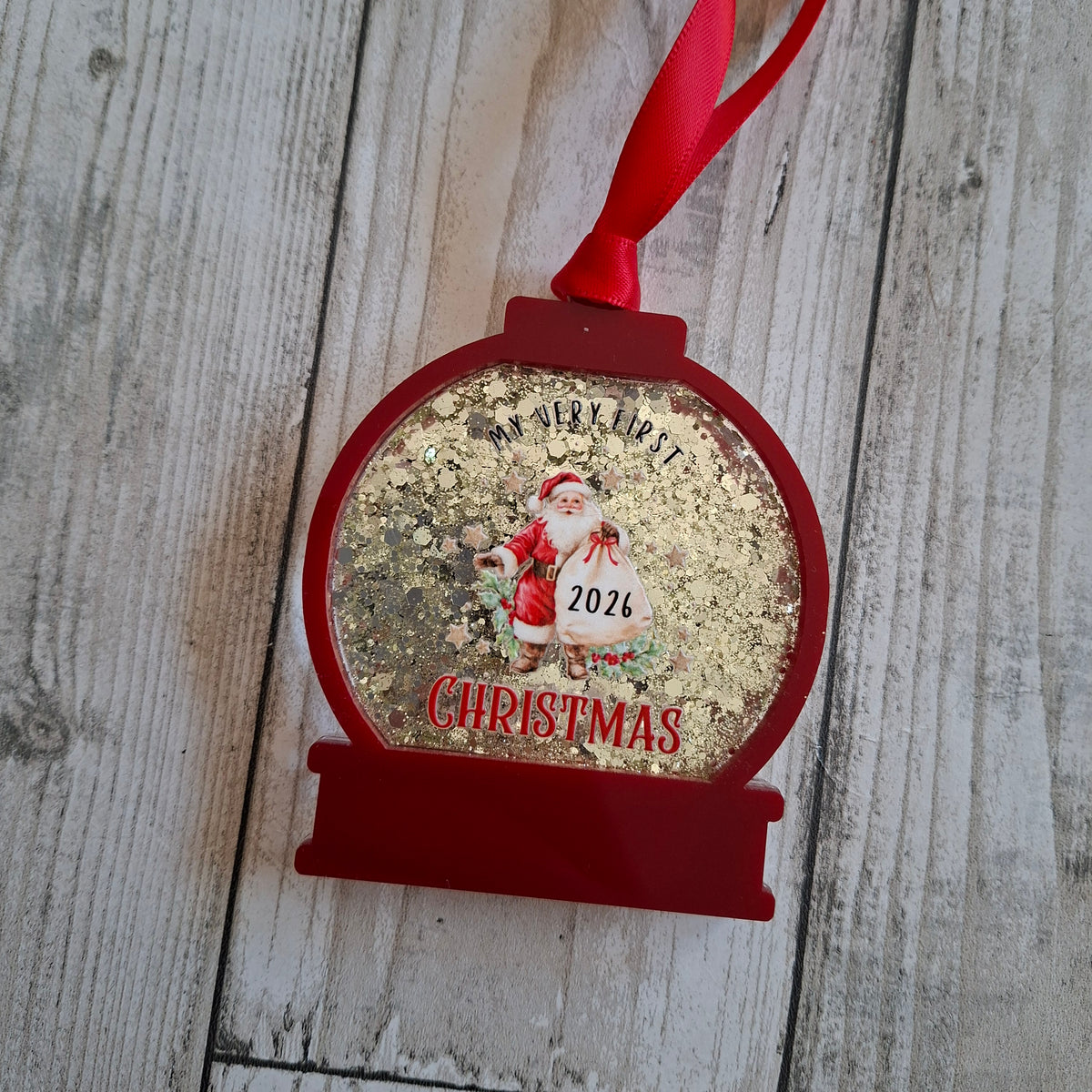 My First Christmas Shaker Bauble