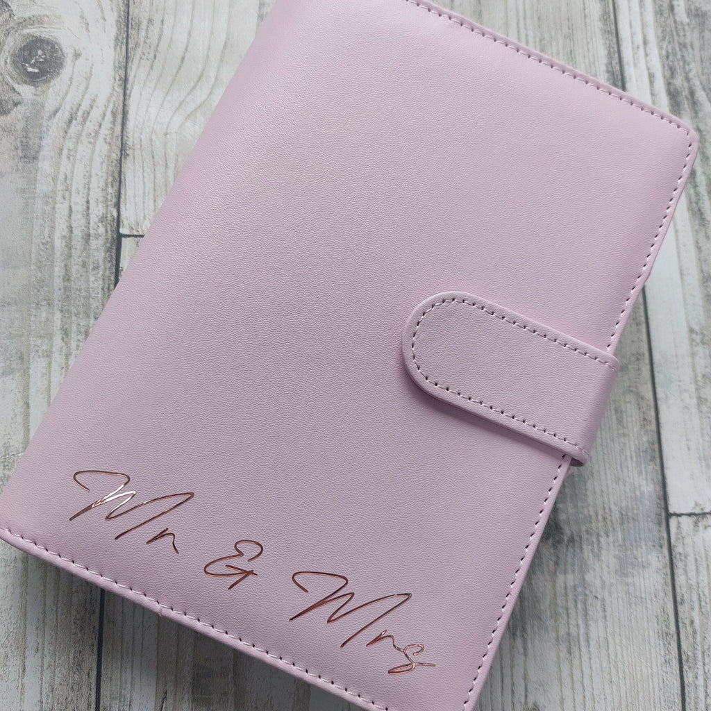 Personalised Wedding Budget Binder: Wedding Savings, A6 Planner with Cash Envelopes