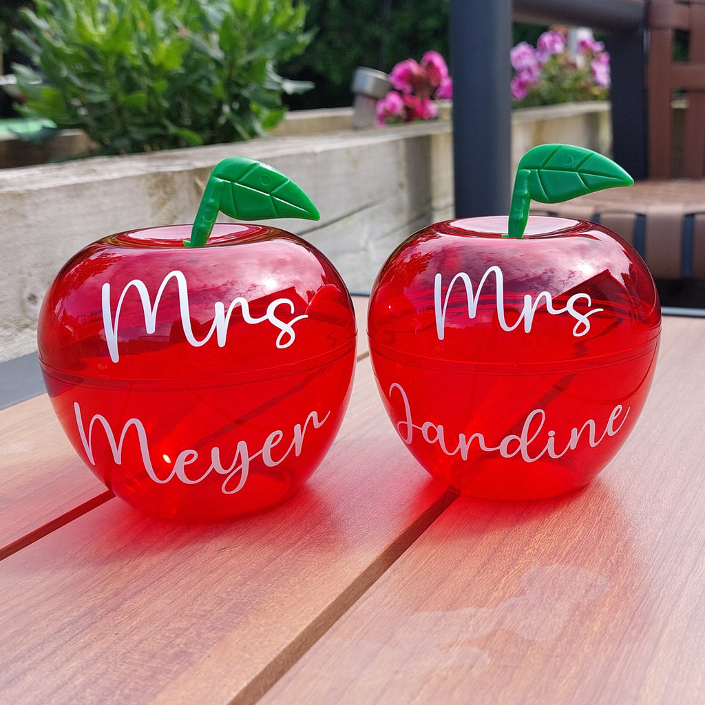 Personalised Fillable Teacher Apple: Thank You Gift