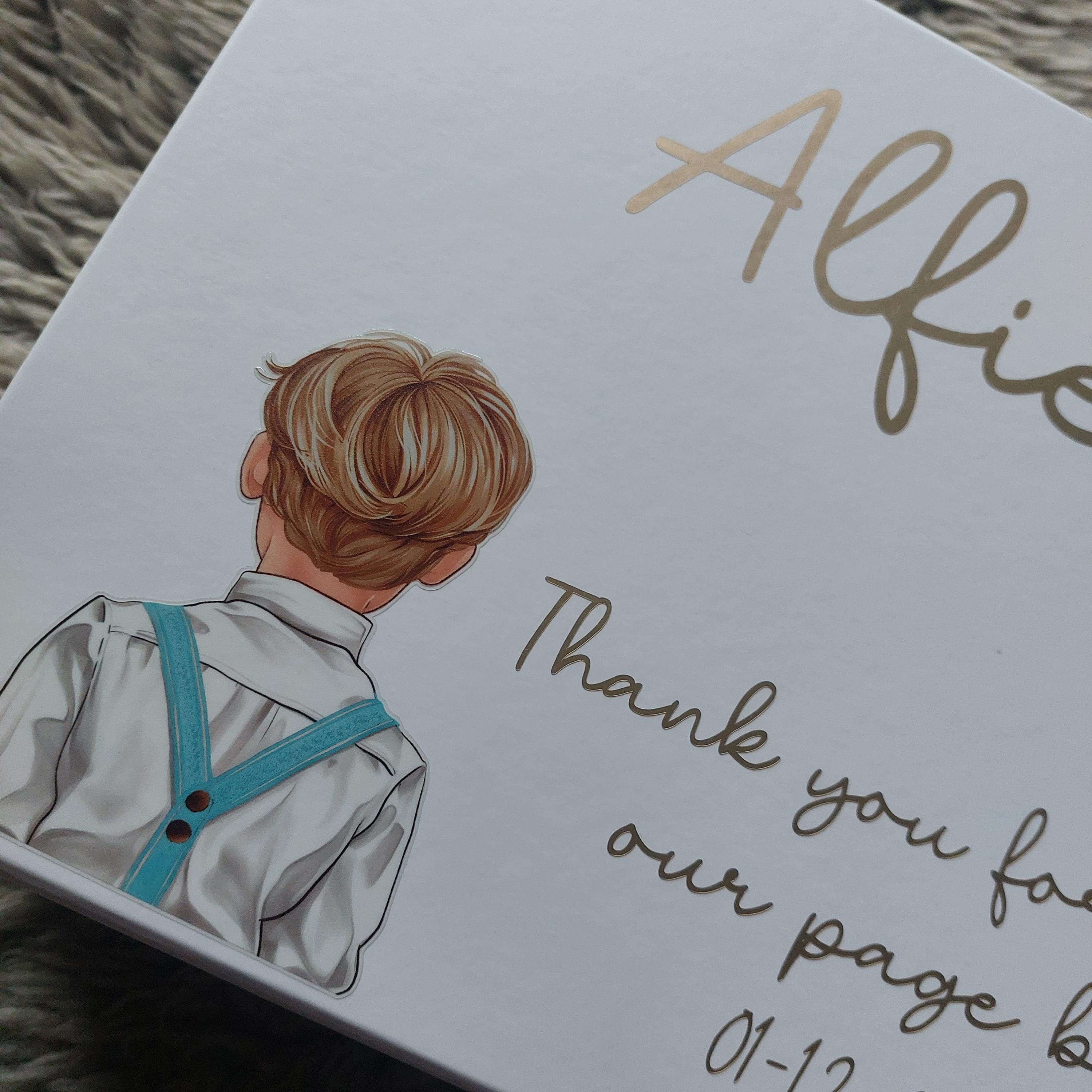 Personalised Page Boy Gift Box, Thank You Page Boy, Page Boy Favour