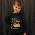 Personalised Kids Christmas Train Sweatshirt, Festive Jumper