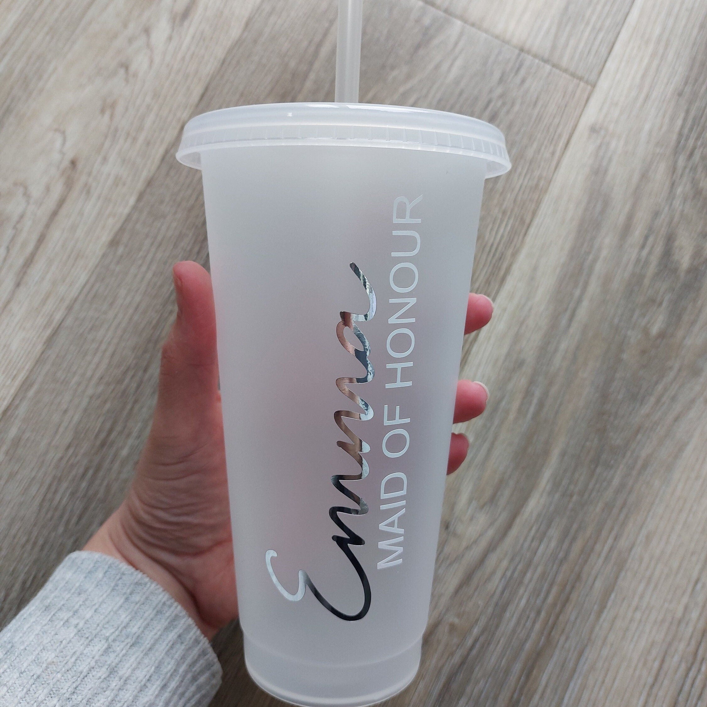 Personalised Bridal Party Cold Cup: Bridesmaid Hen Party Favour