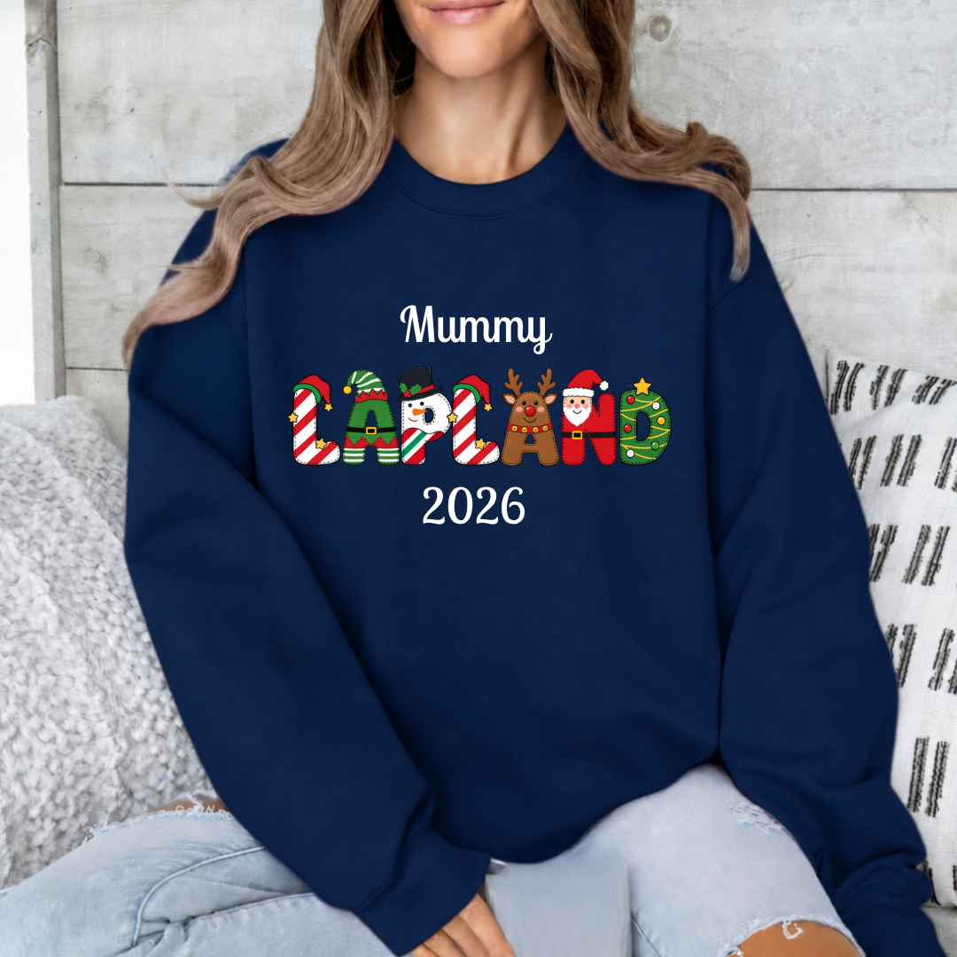 Personalised Lapland 2026 Sweatshirt – Character Design