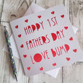 First Father's Day Card: Handmade Papercut Card From Bump