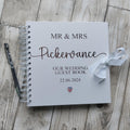 Personalised Wedding Guest Book: Custom Names & Date