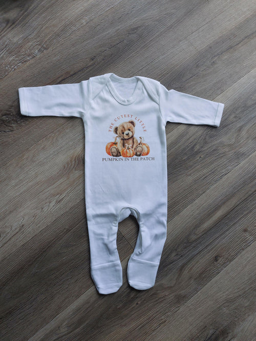 Cutest Pumpkin Baby Romper: Halloween Cotton Sleepsuit