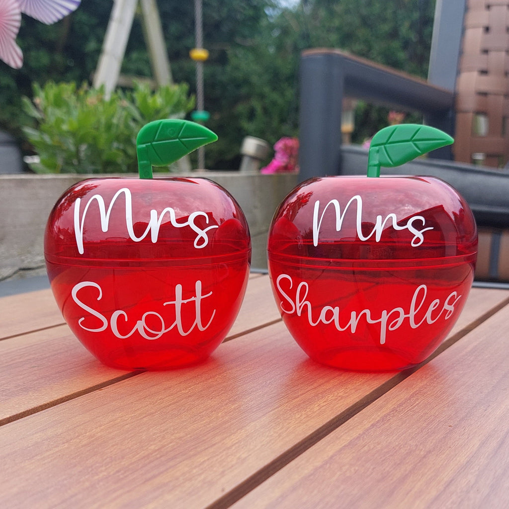 Personalised Fillable Teacher Apple: Thank You Gift