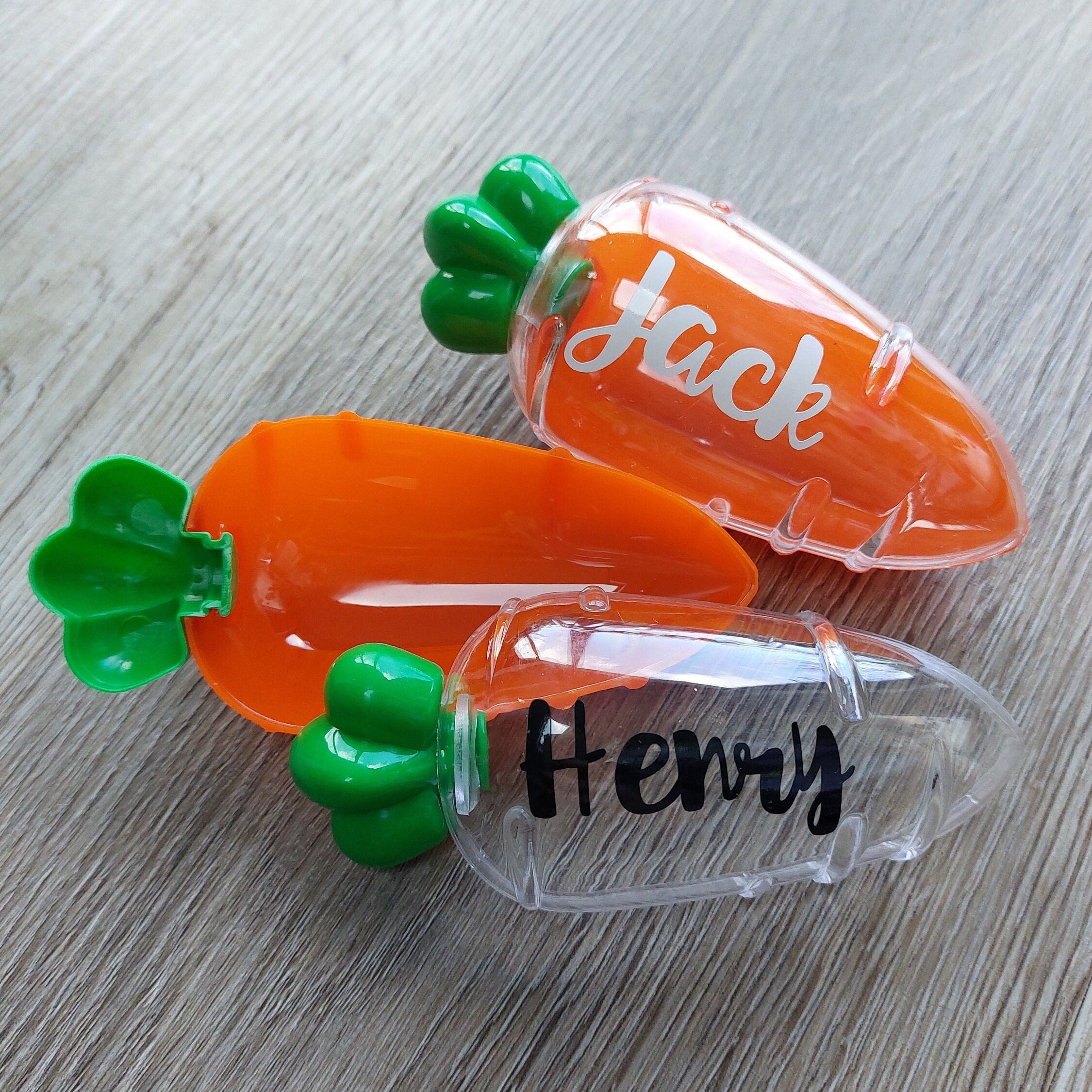 Personalised Easter Fillable Carrot, Easter Treat Gift, Egg Hunt