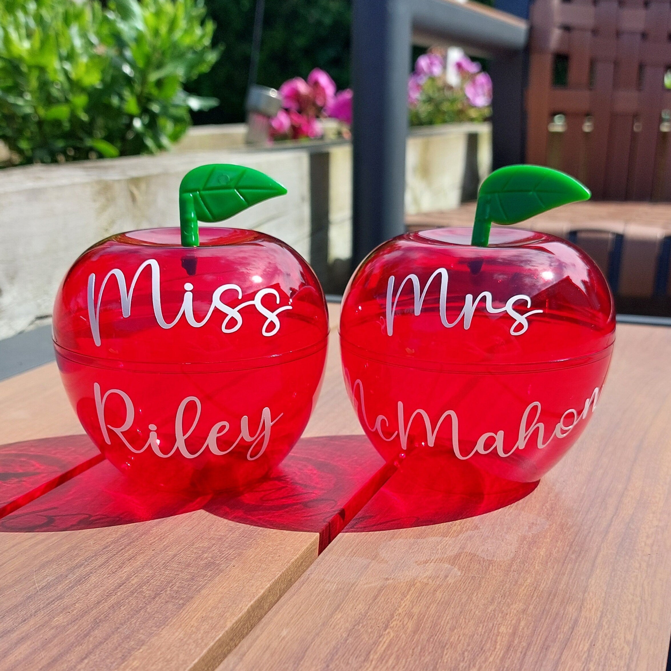 Personalised Fillable Teacher Apple: Thank You Gift