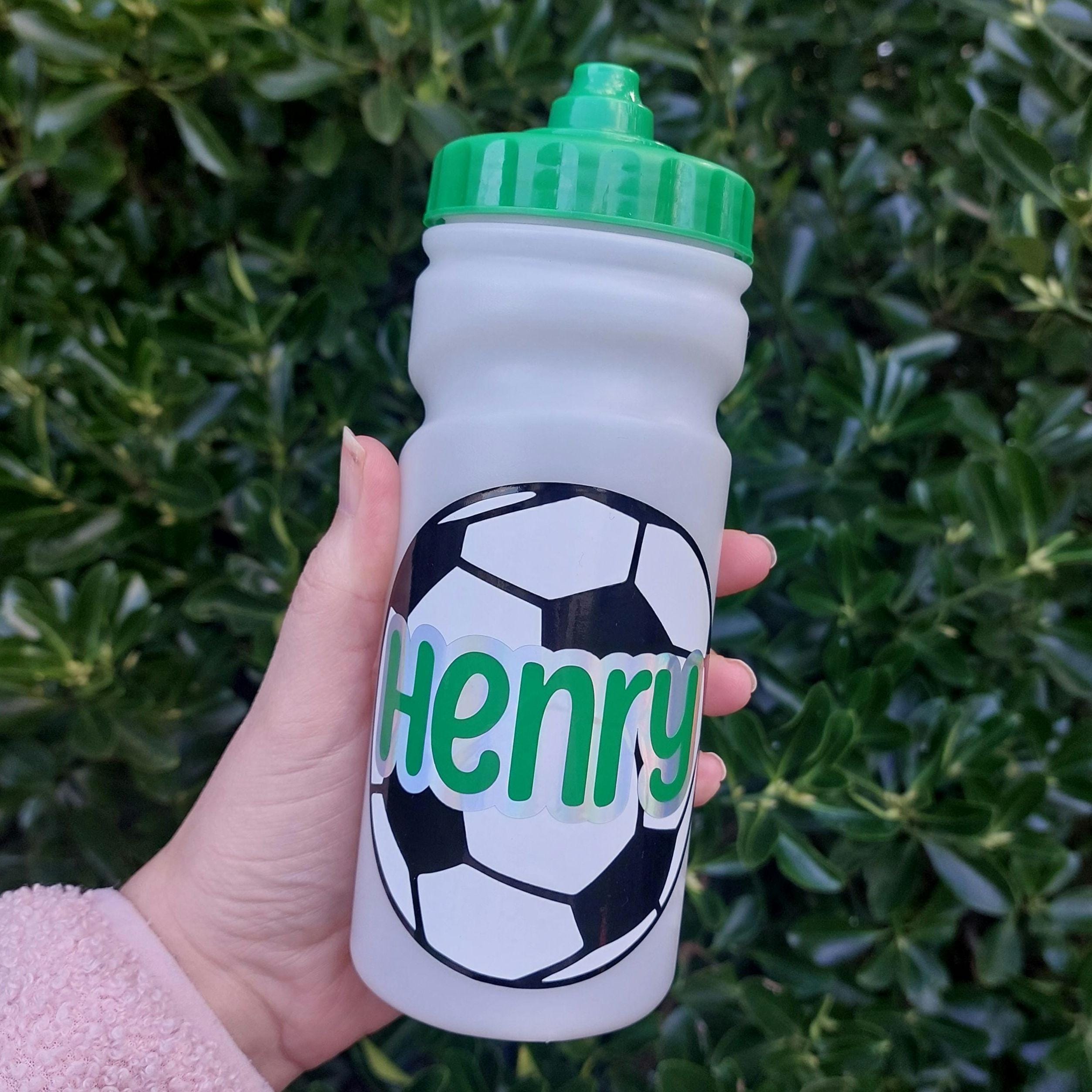 Personalized Football Water Bottle: 500ml Leak-Free Kids Bottle