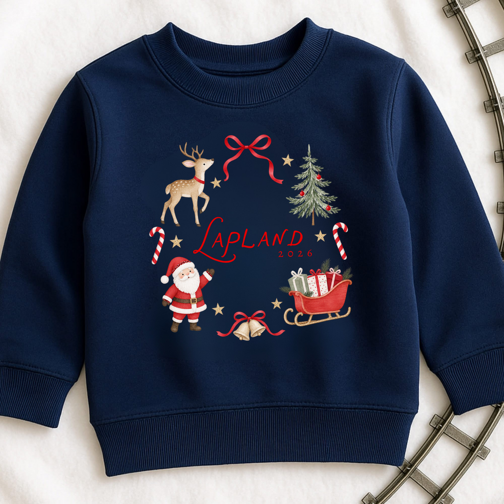 Personalised Lapland 2026 Sweatshirt – Matching Family Jumpers