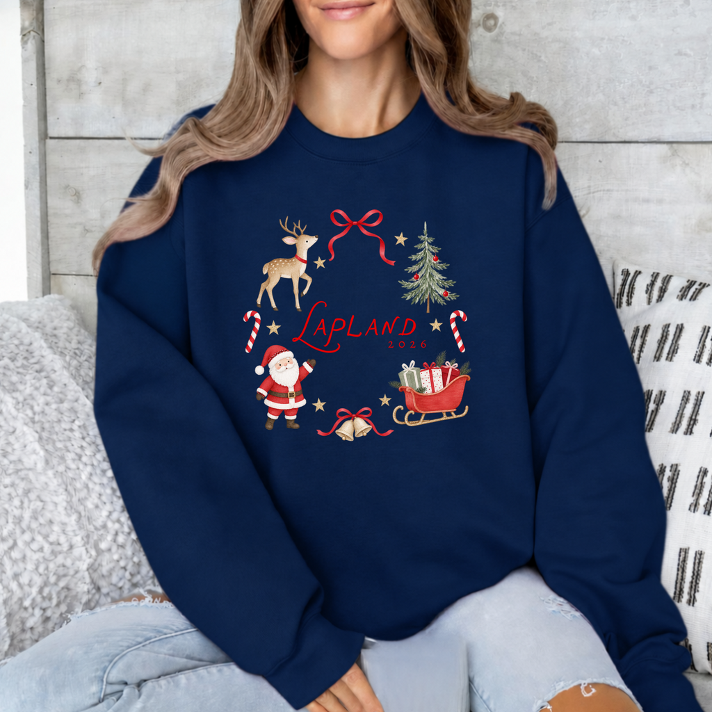 Personalised Lapland 2026 Sweatshirt – Matching Family Jumpers