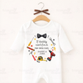 If Daddy Can't Fix It Sleepsuit, Fathers Day Gift, Baby Fathers Day Outfit