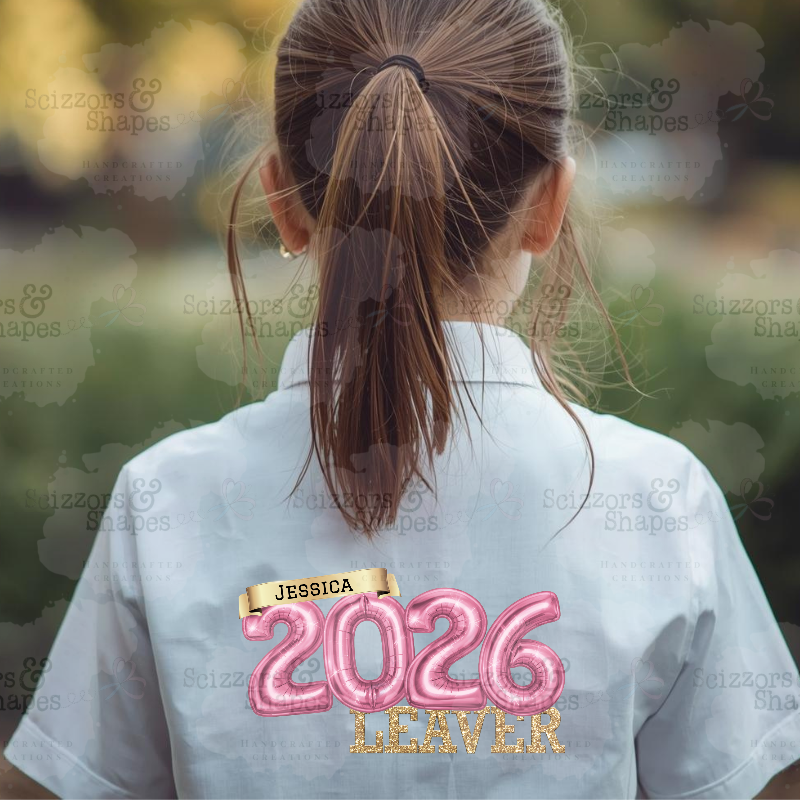 Personalised 2026 Leavers Balloon Decal, Leavers 2026 Shirt