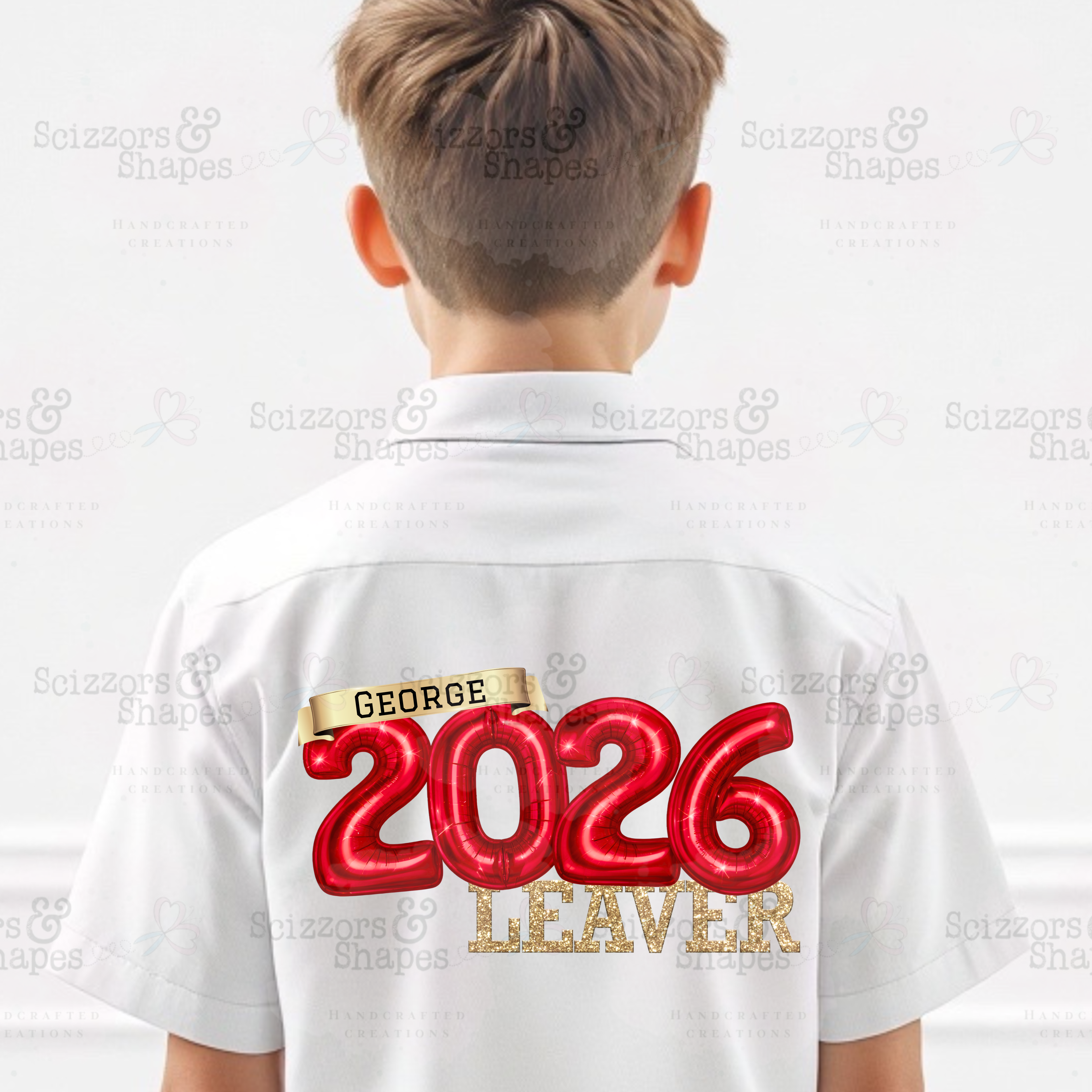 Personalised 2026 Leavers Balloon Decal, Leavers 2026 Shirt