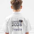 Personalised 2026 Leavers Graduation Hat Decal, Leavers 2026 Shirt