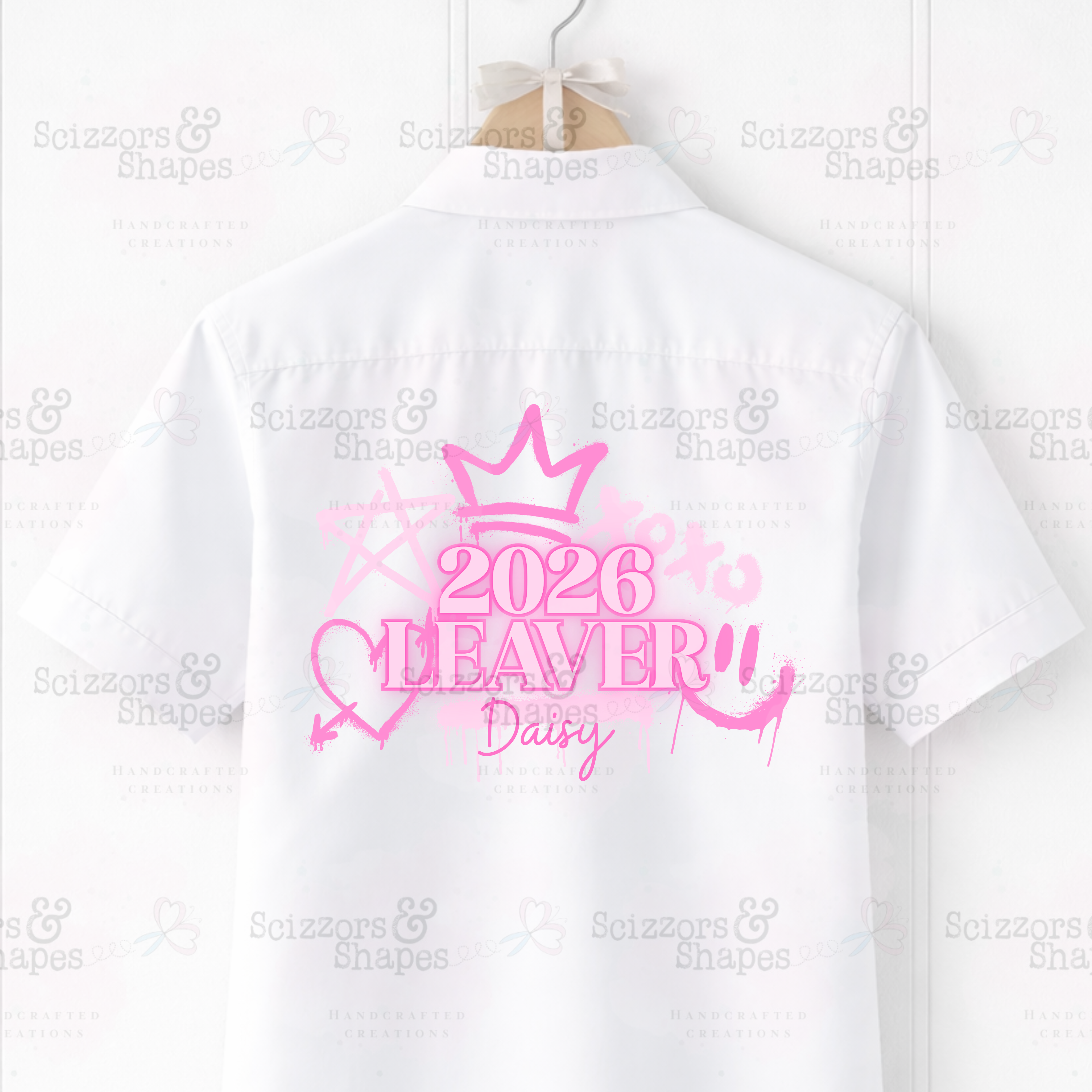 Personalised 2026 Leavers Graffiti Decal, Leavers 2026 Shirt