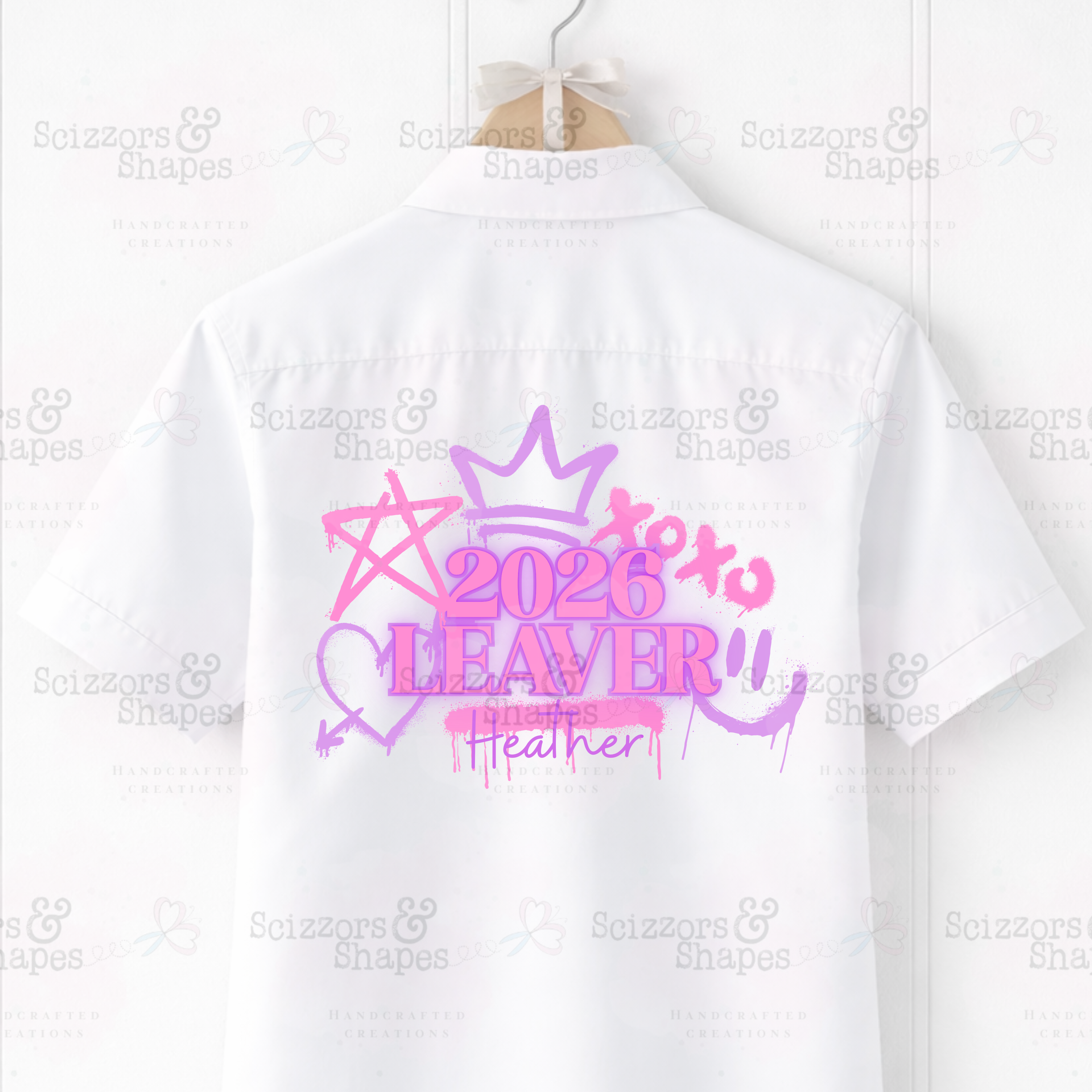 Personalised 2026 Leavers Graffiti Decal, Leavers 2026 Shirt